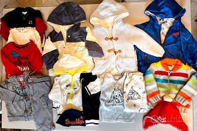 ABBIGLIAMENTO BIMBO – 40 PEZZI – 9/12 MESI