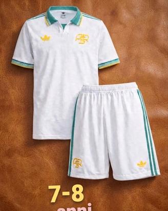 Maglia e pantaloncino Roma 2026 7-8 anni nuovo
