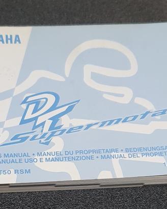 USO E MANUTENZIONE MANUALE YAMAHA DT 50 R - DT 5 R