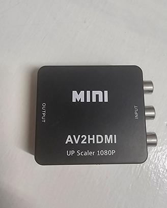 Adattatore Convertitore MINI AV a HDMI - Up Scaler