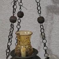 lampadario votivo ad olio metà 1800