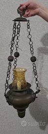 lampadario votivo ad olio metà 1800