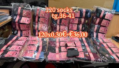 Lotto 120 Paia Calze – Super Stock 10 Fantasie Mix