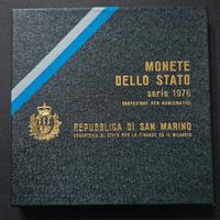 Monete serie divisionale San Marino 1976 con ARG