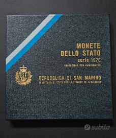 Monete serie divisionale San Marino 1976 con ARG
