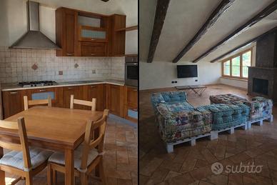 Appartamento 100 mq, 2 camere, 2 bagni, posto auto