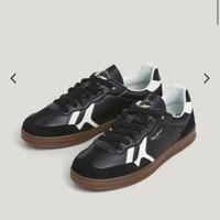 Sneakers In Pelle Con Dettagli In Camoscio- Ball-