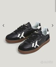 Sneakers In Pelle Con Dettagli In Camoscio- Ball-