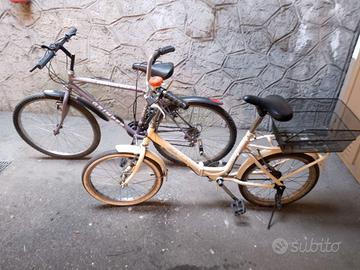 una Graziella e una mountain bike