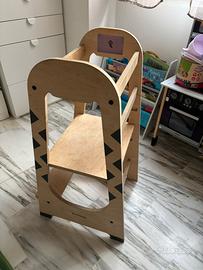 Torre di Apprendimento Montessori in Legno
