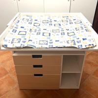 IKEA SMÅSTAD fasciatoio bianco cassetti materasso
