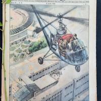 La Domenica del Corriere 16 aprile 1950 Eliporto