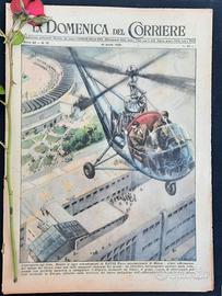 La Domenica del Corriere 16 aprile 1950 Eliporto