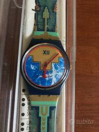 Swatch GN114 1991 Blue Flamingo