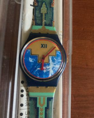 Swatch GN114 1991 Blue Flamingo