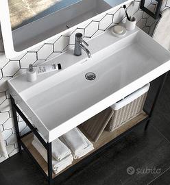 Lavandino lavabo da appoggio 80cm (no mobiletto)