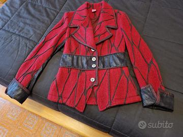 Giacca donna rossa Save the Queen taglia M