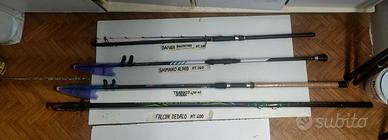 canne da pesca  e mulinelli  nuovi 