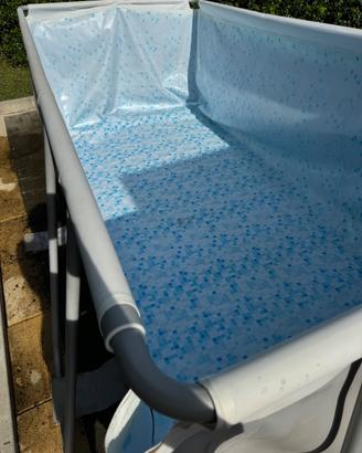 piscina bestway + aspiratore per pulizia