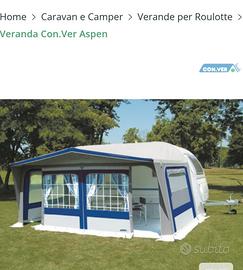 veranda nuova per roulotte 