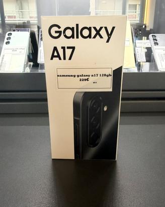 SAMSUNG A17 128GB PROMO LAMPO NUOVO