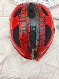 Casco Bici Bambino / Ragazzo "Racing* -  Rosso e N