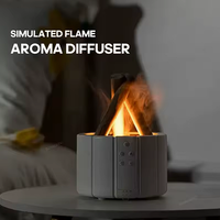 glow lampada diffusore di aromi a forma di camino