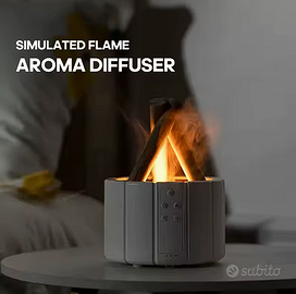 glow lampada diffusore di aromi a forma di camino