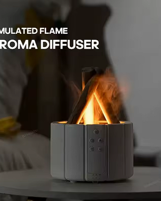 glow lampada diffusore di aromi a forma di camino