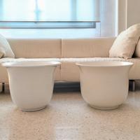 Vasi da arredamento in cotto smaltato fatti a mano