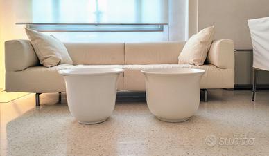 Vasi da arredamento in cotto smaltato fatti a mano