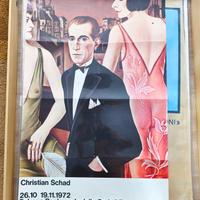 Manifesto mostra Christian Schad 1972