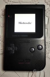 GAME BOY POCKET NERO - IPS BACKLIGHT- MOD 