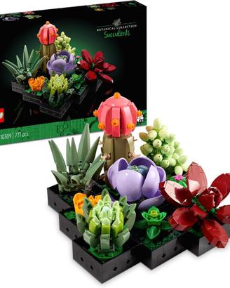 LEGO Botanicals Piante Grasse Artificiali - Set Co