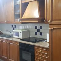cucina componibile con ante in massello di noce