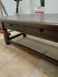 Tavolino noce massello per salotto