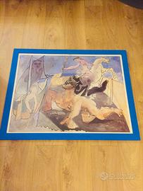 Poster originale PICASSO Venezia 1981 con cornice