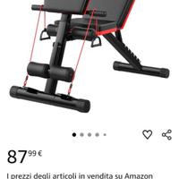 Panca palestra multifunzionale