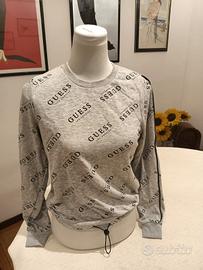 Guess, Felpa All-Over Logo - Taglia Small
