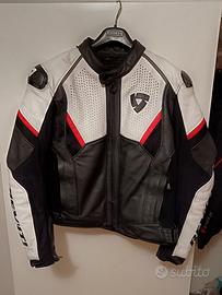 Giacca moto pelle Rev'it matador taglia 52