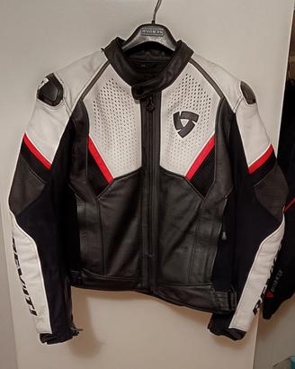 Giacca moto pelle Rev'it matador taglia 52