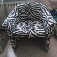 poltrona zebrata 