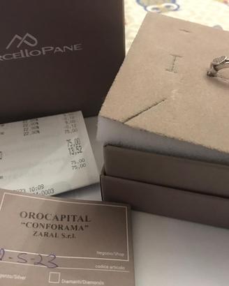 ANELLO ARGENTO MARCELLO PANE