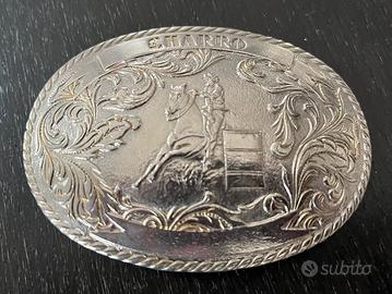 Fibbia in metallo El Charro fine anni ‘80