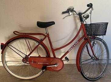 Bici da donna Holland ruote da ‘26 con cestino