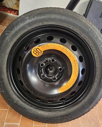 ruotino fiat 500L 5 fori 