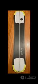 Splitboard Amplid Milligram 158 + pelli Kohla