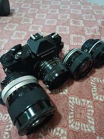 Nikon Nikkormat FT2 Black + 4 Obiettivi Nikkor
