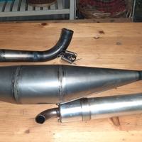 Marmitta scarico quattrini vespa px 