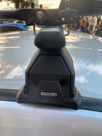 Barre portatutto con due portabici mercedes
